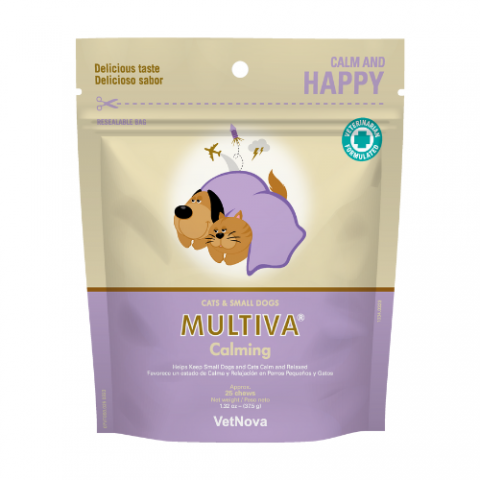 Multiva Calming Cats and Small Dogs 25chews